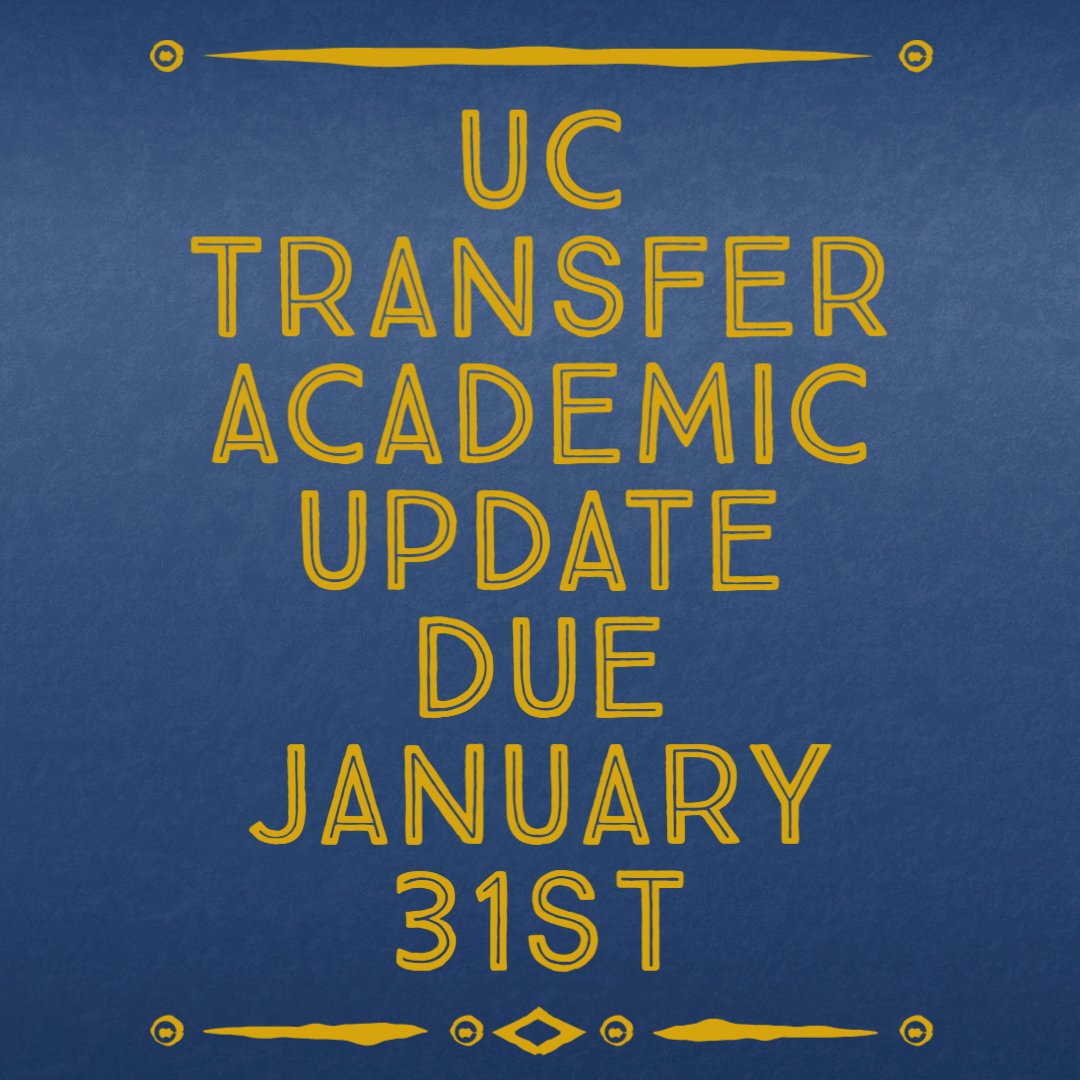SolanoTransfer's tweet image. If you applied to any UC campus for the Fall 2023 term, please remember to fill out your Transfer Academic Update (TAU)! You can access the TAU by logging in to your UC Application. Questions? Email the Transfer Center at transfer@solano.edu.