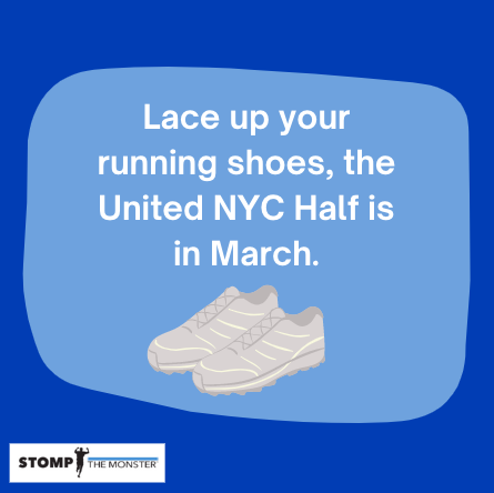 StomptheMonster's tweet photo. The 2023 #UnitedNYCHalf is happening in March, and we are still looking for runners! Help raise money for #cancer patients in the New York City and New Jersey areas while participating in 13.1 miles of fun. Find our application here: https://t.co/7zScK2Fctj https://t.co/TS9J7ugKz4