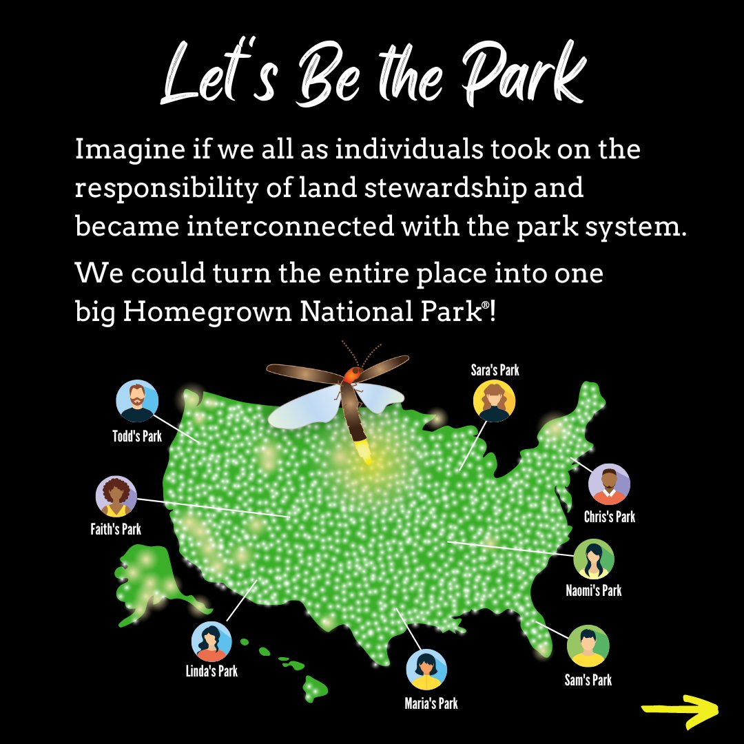 Let's ALL be the park! Plant Native, Create Habitat & Regenerate Biodiversity. Find resources to get started on our site. #homegrownnationalpark #regeneratebiodiversity #nationalparks
