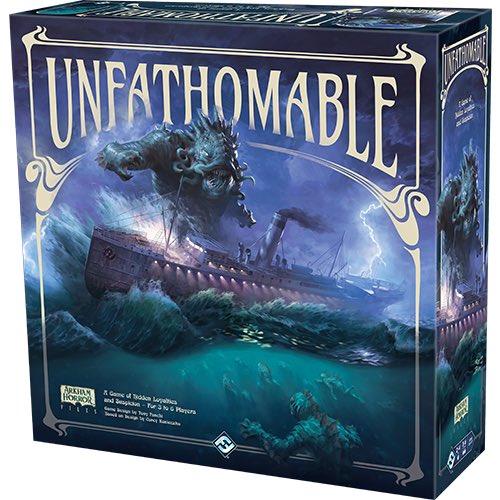 nomicon_the's tweet image. #Lovecraft #boardgame #Unfathomable each player is secretly assigned a side: human or hybrid. #FatherDagon #MotherHydra are in the mix. a #ritual murder on a Steamer SS Atlantica on a voyage to Boston, Massachusetts, 1913. #DeepOnes #FantasyFlight #ArkhamHorrorFiles