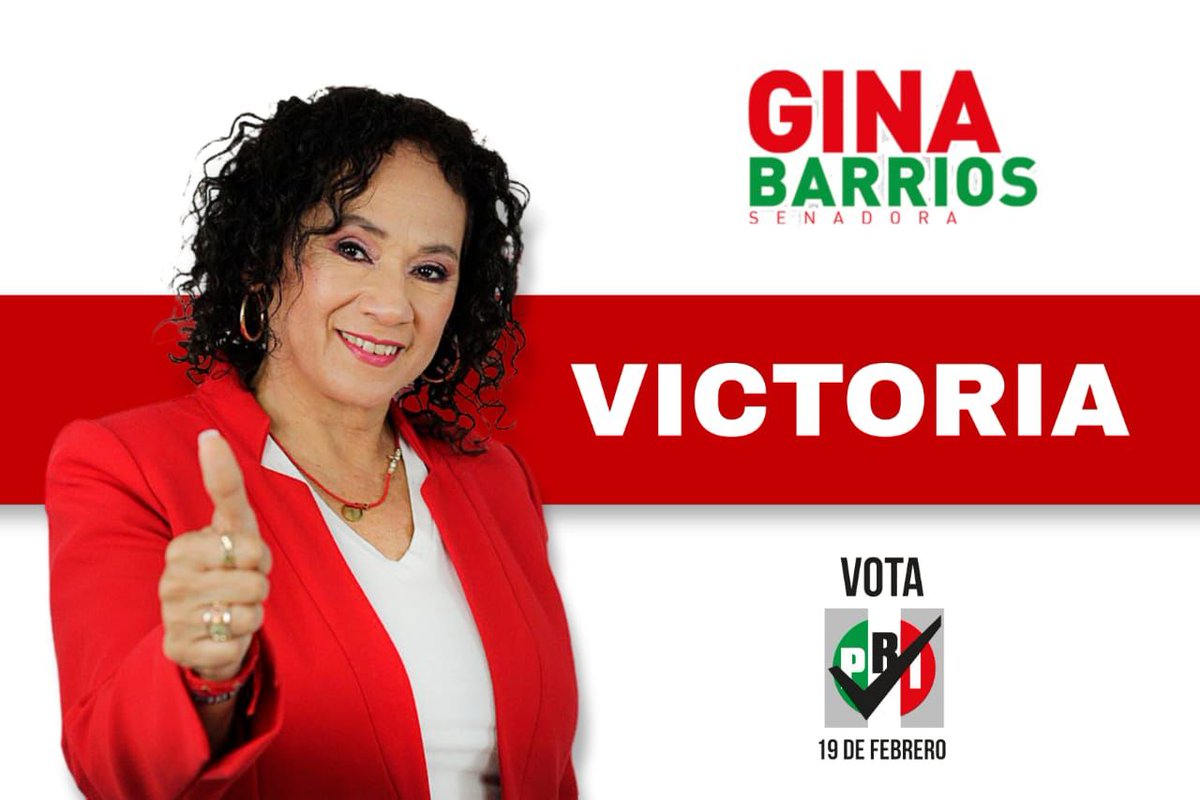 Este 19 de febrero vota por los que sí saben, ¡vota PRI! 💚🤍❤️

✅ <a href="/GinaBarrios/">Gina Barrios</a>, Senadora.
#ElPRISiLeSabe #VaXMéxico #VaXTamaulipas #PRITamaulipas