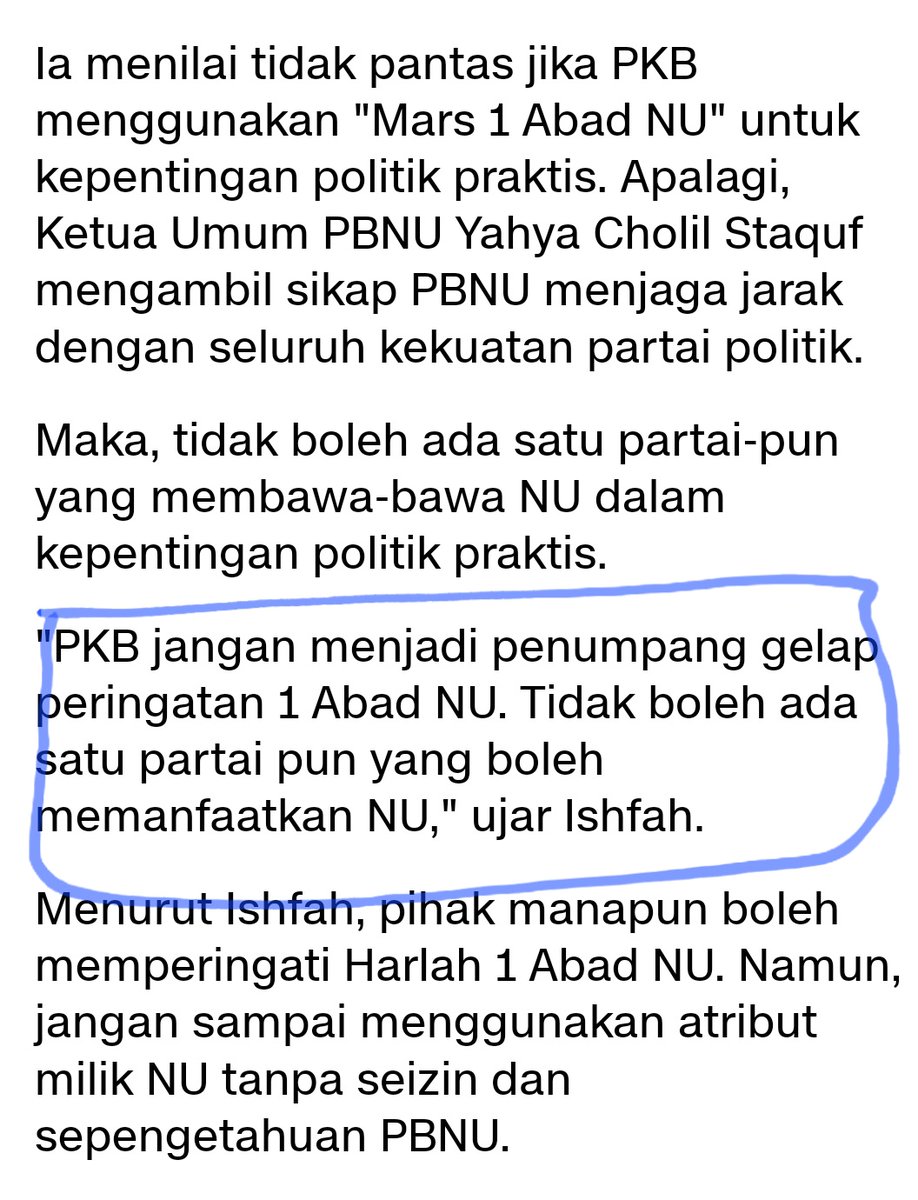 Salah satu Pengurus PBNU yg mulutnya busuk dan tdk layak jd Peng PBNU ya Isfah ini. Panggilannya Alex. Gelandangan politik yg skrg menghamba ke Erik Tohir. Cc <a href="/savicali/">savic ali</a>