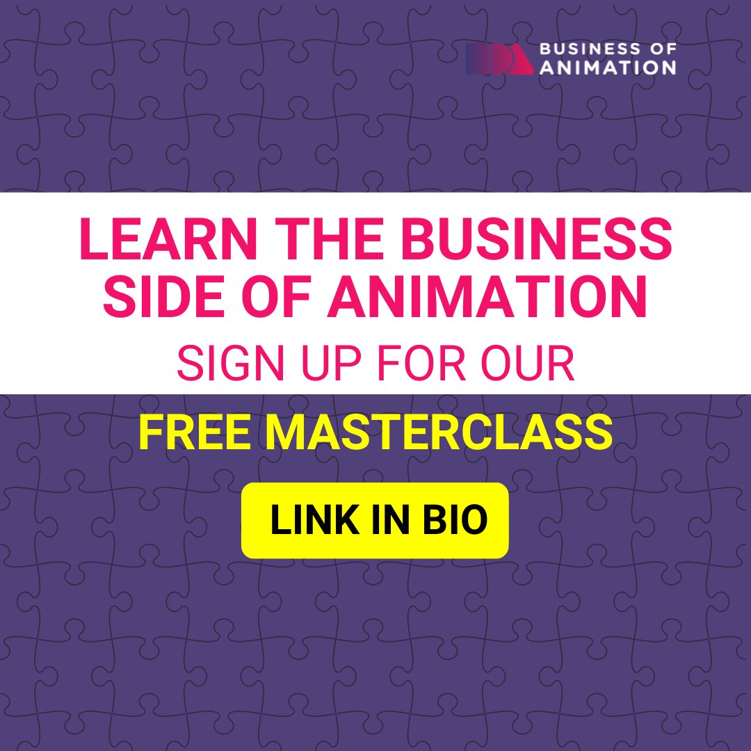 animationbiz's tweet image. Learn The Business Side of Animation. Sign up for our FREE Masterclass here bit.ly/3j3mnHg

#AnimationStudio #AnimationStudios #AnimatorsTraining #AnimatorsWorkshop #AnimatorsMasterclass