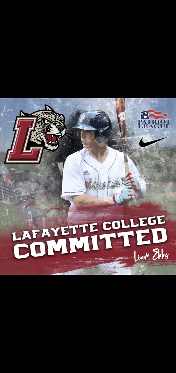 Excited to announce my commitment to Lafayette College! Thanks to everyone who has helped me get to this point. @LafayetteBsbl @StPiusXBaseball