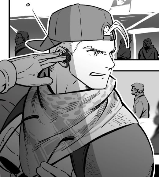 gameinformerさんでもちょっと紹介したSF6漫画のルーク君です。画:ベンガスさん 