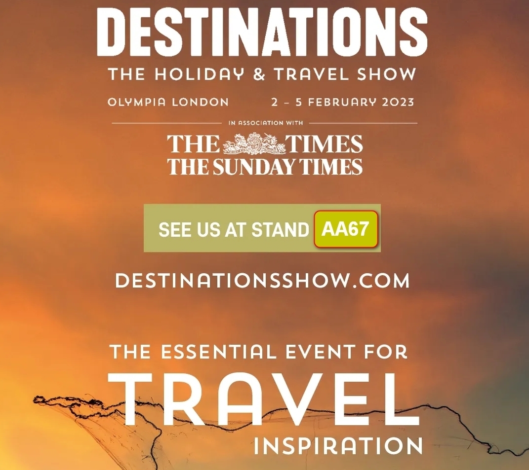 TrottingSoles's tweet image. Destinations - The Holiday &amp;amp; Travel Show is back after 3 long years, and we are looking forward to exhibiting there from 2-5 February 2023, Stand AA67 (opposite the Stanford Travel Writers stage).