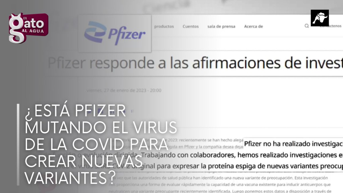 eltorotv's tweet image. ❓🦠💉 ¿Está Pfizer mutando el virus de la Covid para crear nuevas variantes?

eltorotv.com/programas/el-g…