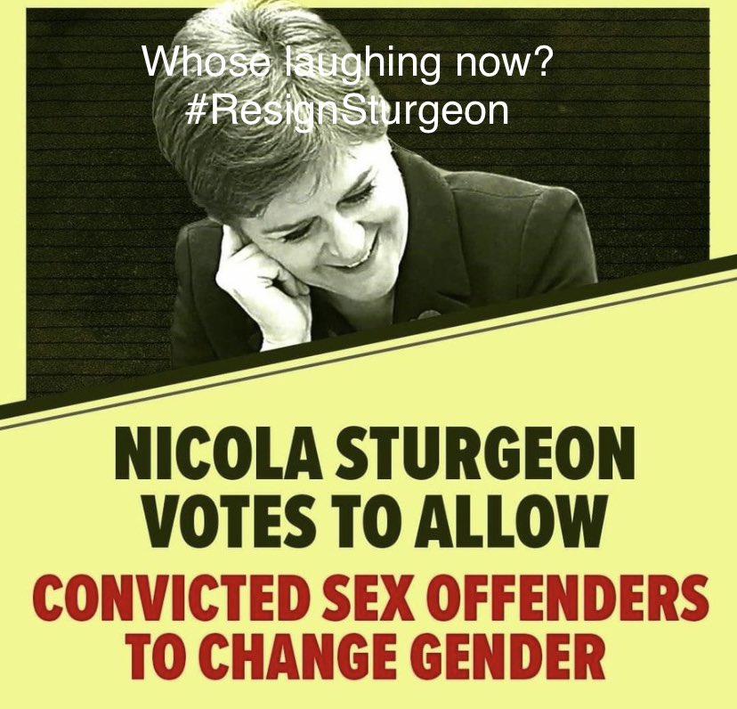 tractorgirly's tweet photo. @NoXYinXXprisons @markthehibby @ForWomenScot We all know who interfered! That woman running Scotland into the ground. We know she doesn’t like any sort of criticism!
#WhoseLaughingNow
#SturgeonMustGo https://t.co/JfUeWfQRN7