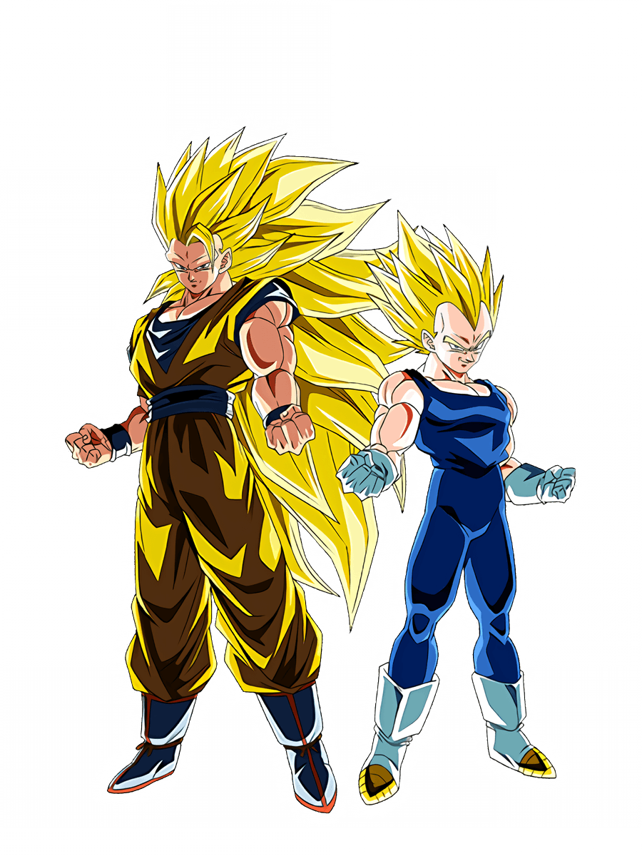 超サイヤ人3孫悟空＆超サイヤ人2ベジータ