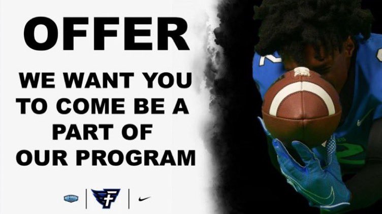 TristanBennett_'s tweet photo. Blessed to receive my 3rd offer from @FaulknerFTBL @CoachCadron @TheCoachBear48 @we2_football https://t.co/M8kWqRWF7H