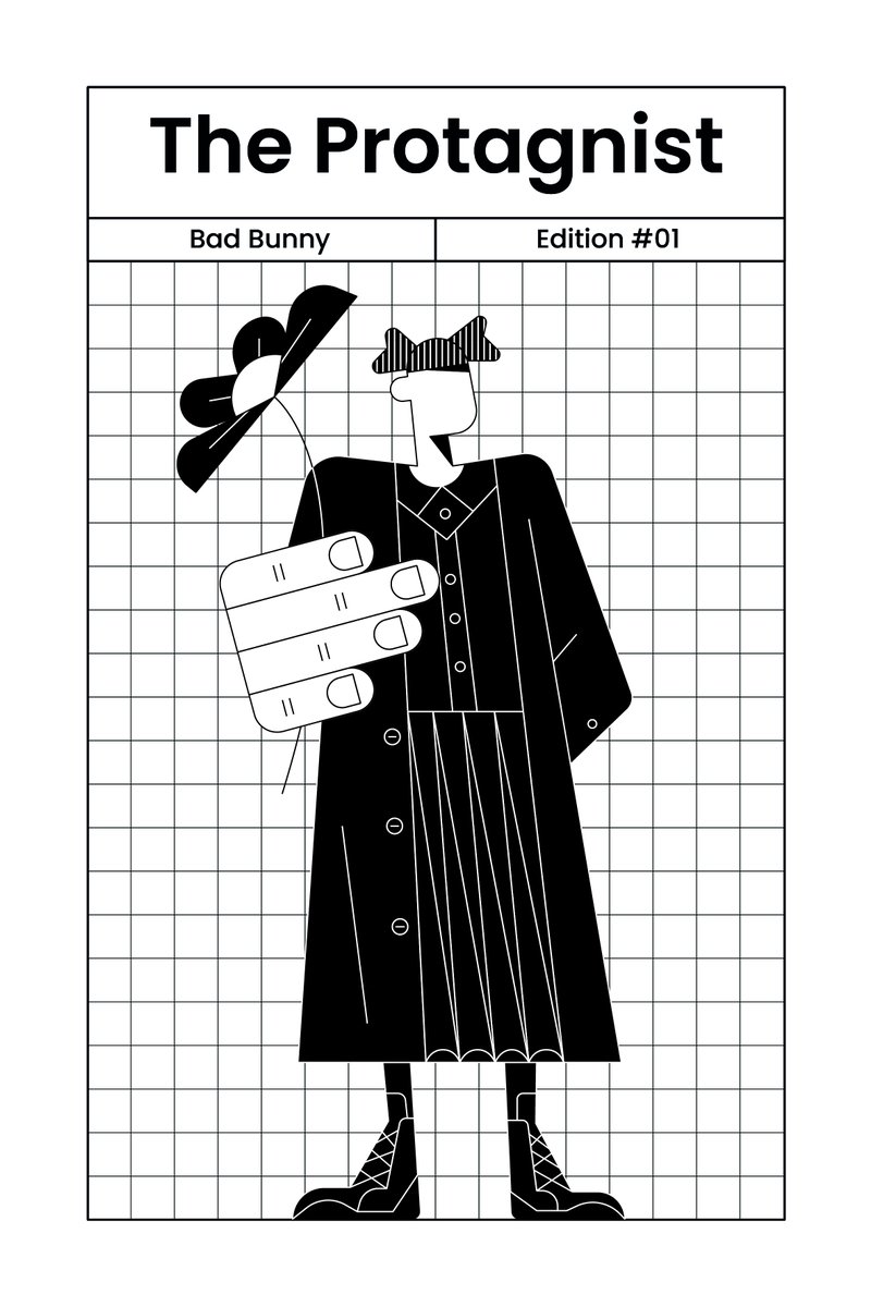 The_protagnist's tweet photo. #nfts #nftcommunity #nftcollectors #art #badbunny #illustration #drawing https://t.co/w5icmE7CHm