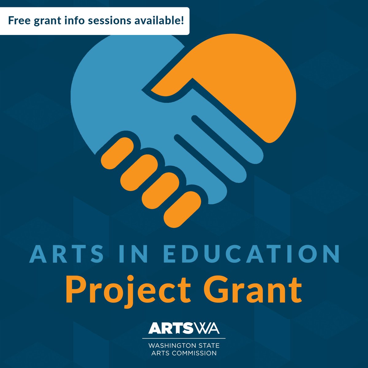 📣Our Arts in Education team will host an AIE grant information session tomorrow, January 31! Sessions are online and FREE.

📆Jan 31 | 3:30 p.m.–5 p.m.
👉🏽Register now: bit.ly/AIEGrantInfo1
📆Feb 28, 2023 | 3:30 p.m.–5 p.m.
👉🏽Register now: bit.ly/AIEGrantInfo2