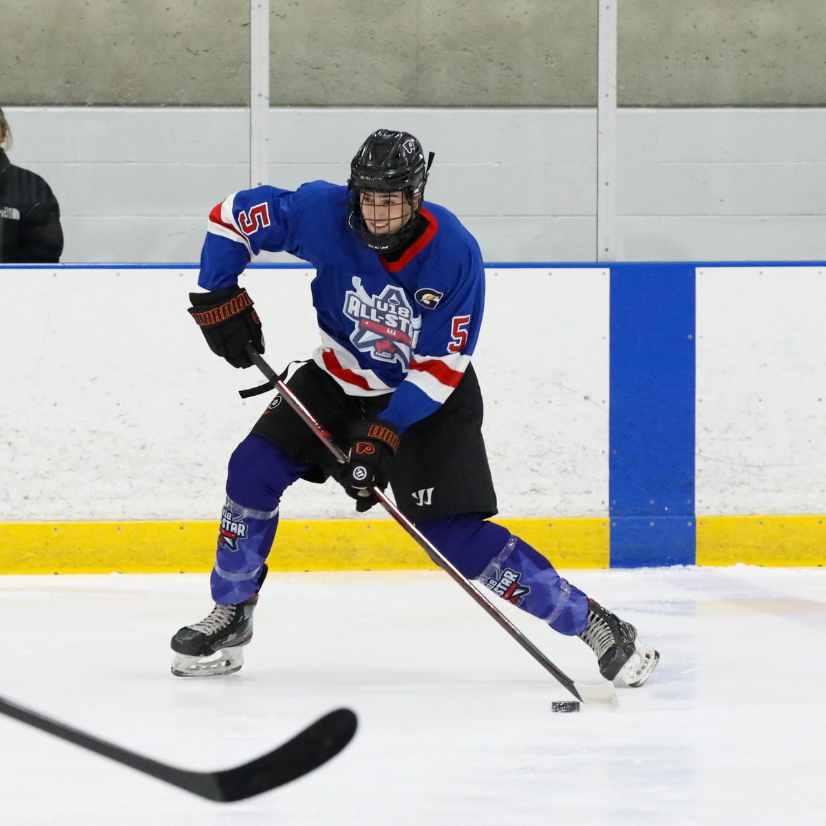 DMFlyersAAA's tweet image. Logan Durno and William Doherty helped team Blue to a 7-4 victory at the 2023 U18 ‘AAA’ All-Star Game

#U18AllStars | #GoFlyersGo