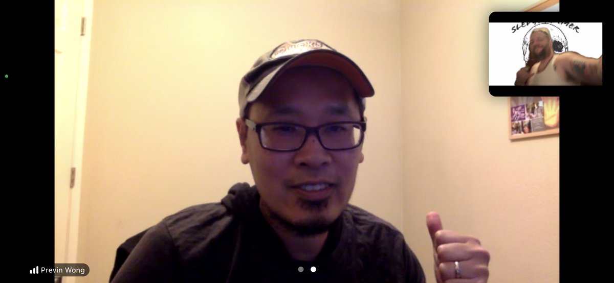 Just had an amazing time with Previn of @TerrorCards and if you guys haven’t downloaded the Terror Cards app yet, you’re missing out!  a free app for horror card trading and getting to know the community!