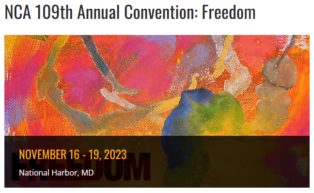 AmericanForens1's tweet photo. AFA call for submissions for the 2023 NCA conference in Baltimore. Please submit!
https://t.co/Hrryq4zGvi https://t.co/r1vduaK1qX