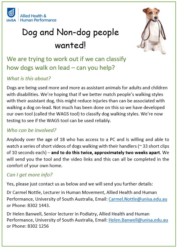 HelenBanwell's tweet photo. We are recruiting - and this time it is for something fun and slightly left of centre! Dog people and non-dog people please consider ๐๐ #Afarnet
#unisa https://t.co/sRLjrkaUoI