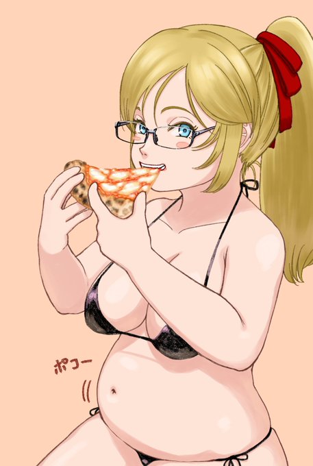 ビキニピザガールシリーズ開幕か?👩🍕
👙 