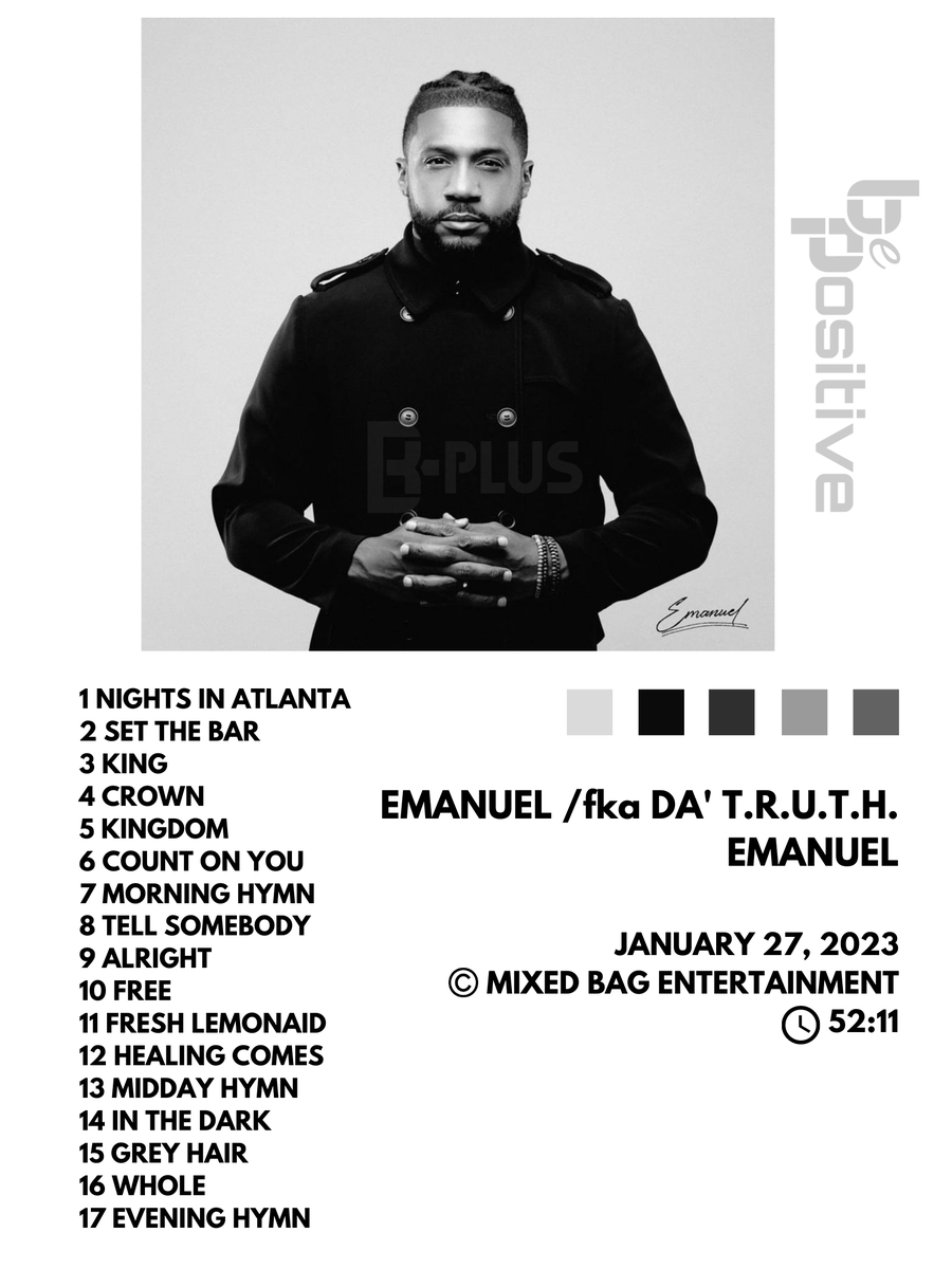 dj_b_plus's tweet photo. Have you EXPERIENCED @truthonduty new album?!
The first #RECAPcountdown of the year is coming soon 👀
What are you favorite BARS, BEAT, FAV TRACKS, FEATURES from #Emanuel? https://t.co/DpQWxuRYoR