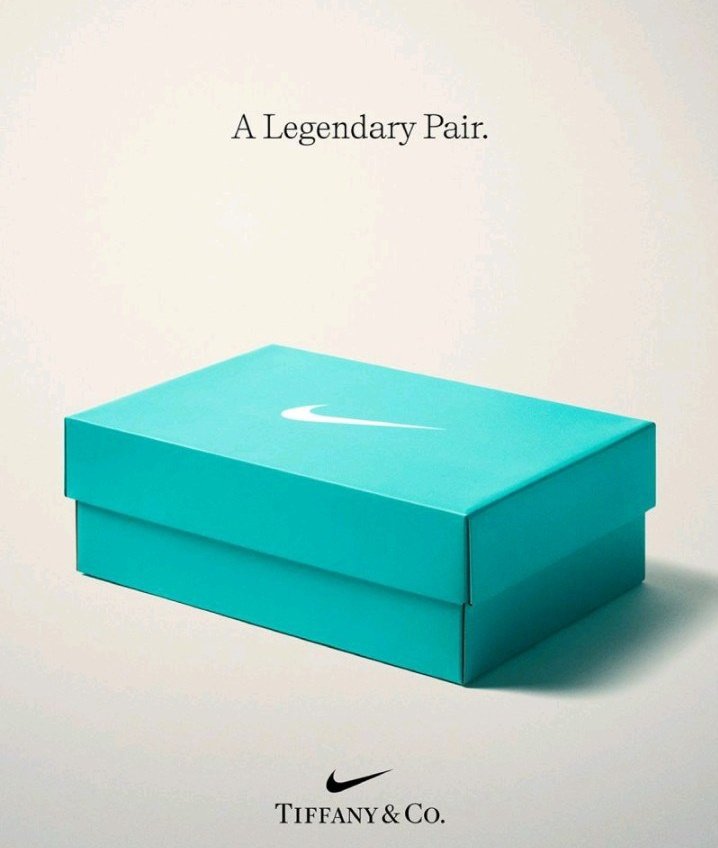 TheFairies_'s tweet photo. NIKE &amp; TIFFANY &amp; CO COLLAB??

First we saw @TiffanyAndCo  collaborate with @cryptopunks selling out a collection of 250 #NFTs in 22 minutes for $12.5 million

Tiffany &amp; Co. Tweeted this photo along with - "Nike x Tiffany &amp; Co. a legendary pair coming soon...

Fairy shoes pls https://t.co/QBG29VV4qO