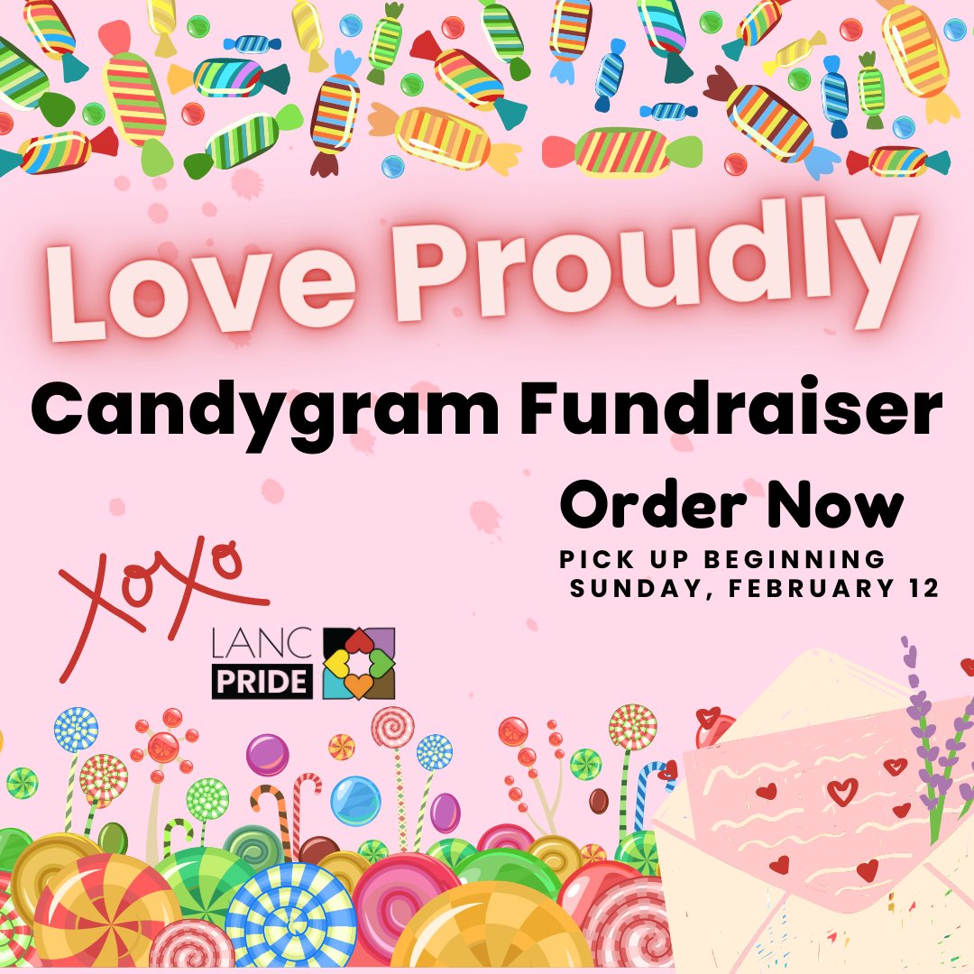 Be PROUD of who you are. Be PROUD of who you love. Be Proud every 👏🏽 day 👏🏽 share the love and love PROUDLY by gifting someone or yourself a sweet gift from Lancaster Pride! Place an order today: bit.ly/3HIxGyh  Pickup will begin 2/12 #valentinesday #loveislove