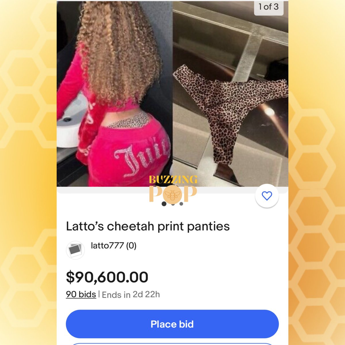 Latto's Cheetah Print Panties 2 Buzzing Pop on Twitter "Latto’s cheetah print panties are currently