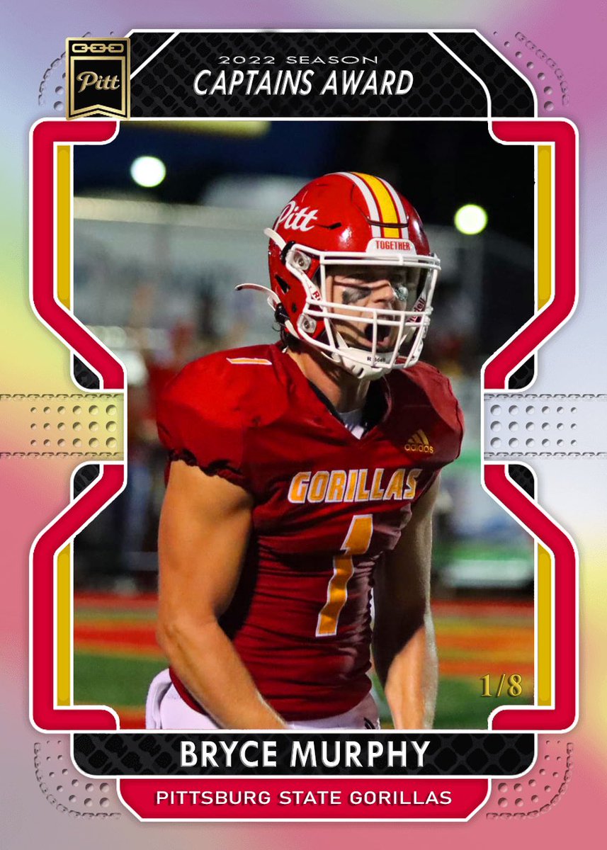 GorillasFB's tweet photo. The 2022 offensive team captain award goes to Bryce Murphy, Elijah Harris, Kory Woodruff and Trase Jefferies‼️ https://t.co/6UQLf4u6QJ
