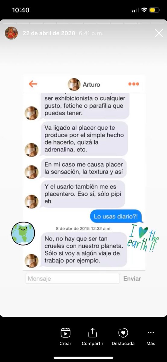 holguina's tweet photo. @sofdel @canciondebruma jajaja, fue de mis primeras experiencias en Tinder... esta fue nuestra platica https://t.co/kK1csRxWG9