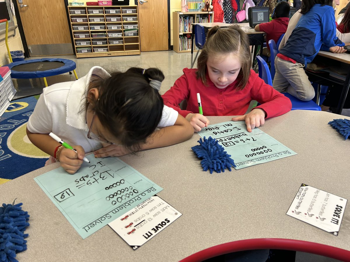 We are hard working problem solvers! <a href="/MsFoster_RBPS/">Chelsea Foster</a> <a href="/rbpsEAGLES/">Red Bank Primary</a>