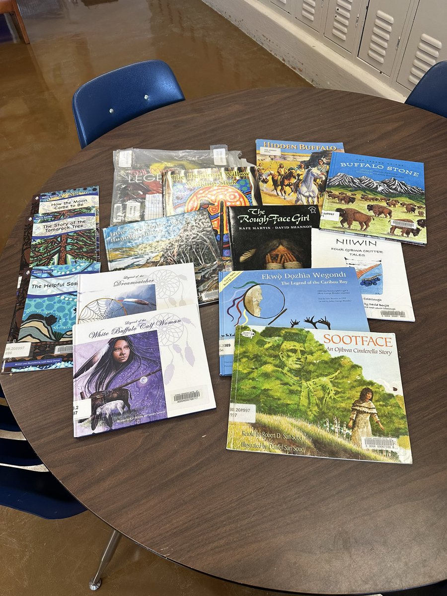 The winter season is a great time for an Indigenous storytelling unit. All of these wonderful resources are from <a href="/STFLibrary/">Emma Stewart Resources Centre</a>! They have an excellent selection of First Nations, Métis and Inuit books, kits, and videos. #storytelling <a href="/RegPublicSchool/">Regina Public Schools</a>