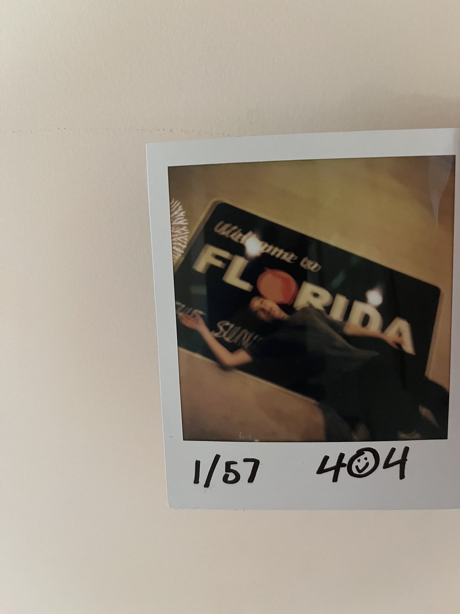 I GOT ONE OF GEORGES POLAROIDS