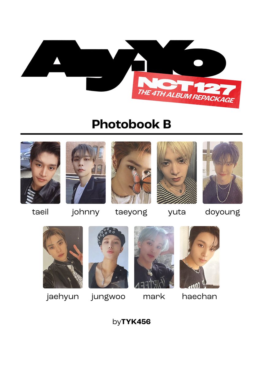 NCT 127 Ay-Yo フォトブック NCT 127 - Ay-Yo The 4th Album Repackage (Photobook Ver.)