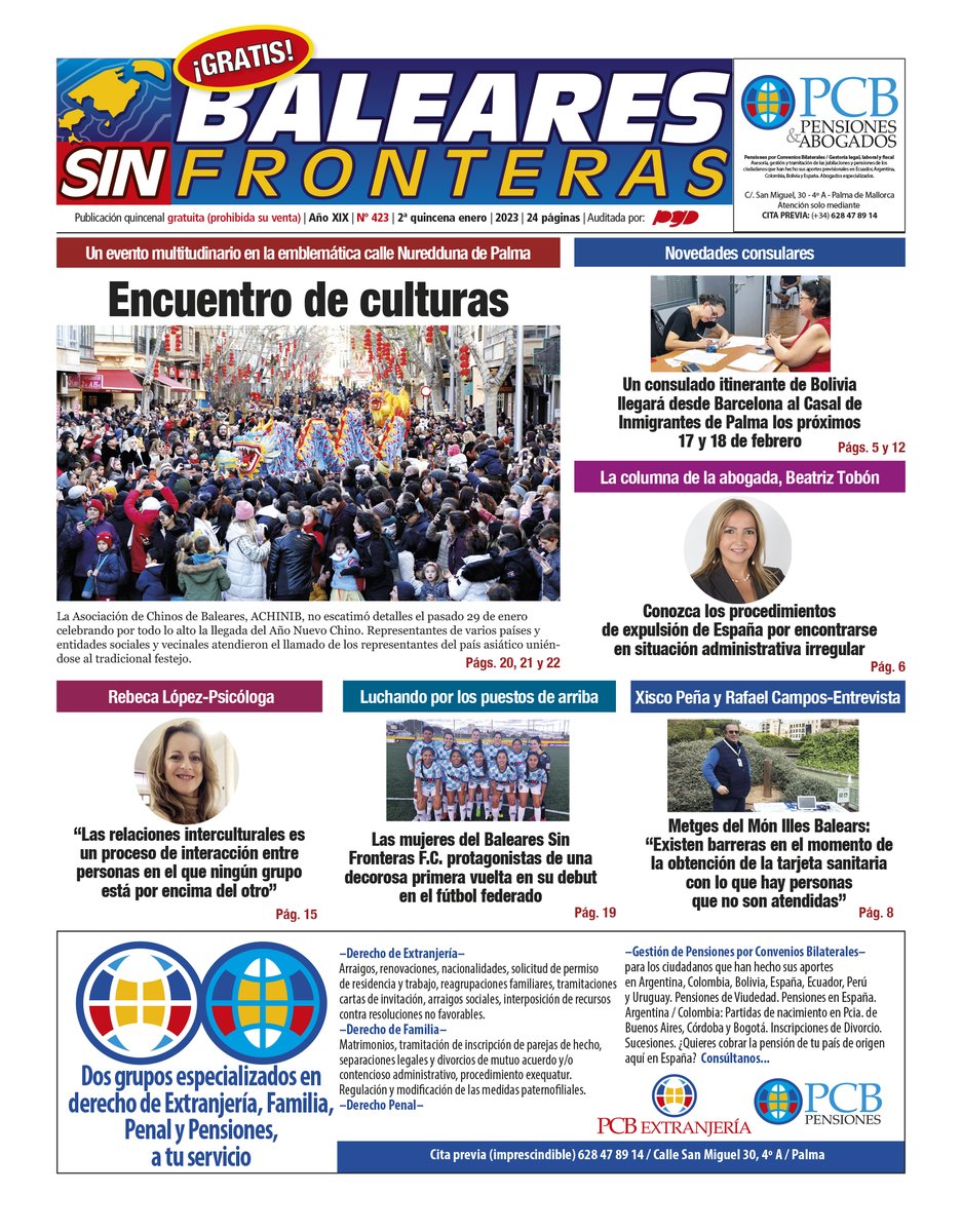 Ya estamos en la calle con la edición 423...