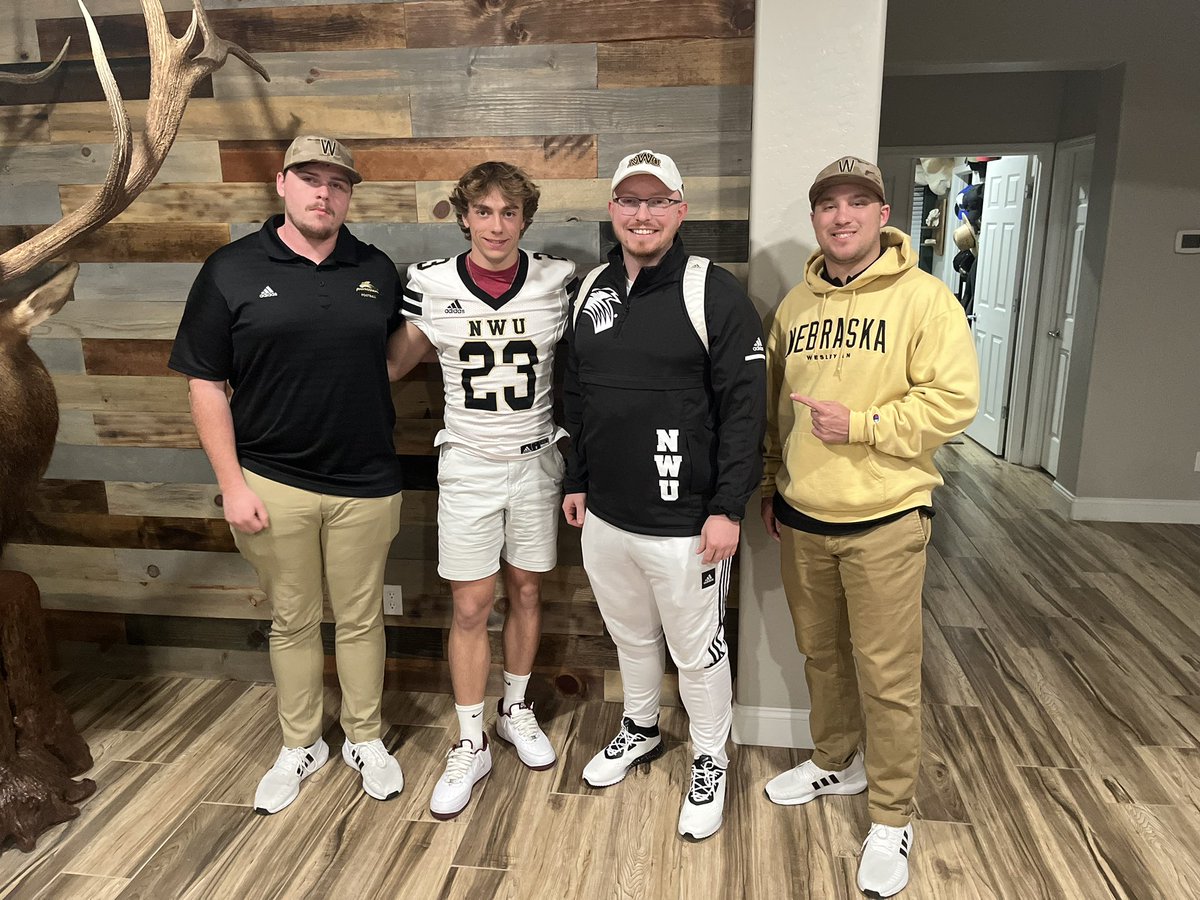 After a great home visit last week and multiple talks with <a href="/CoachZohlmann/">Coach Z</a> I’m excited to say I’ve received my 3rd offer to continue my athletic and academic career at <a href="/NWUSports/">Nebraska Wesleyan University Athletics</a> !!! <a href="/alaqcfootball/">ALA QC Football</a> <a href="/TyDetmer14/">Ty Detmer</a> <a href="/steverausch17/">Rausch Kicking</a> <a href="/AZKicking/">AlexZendejasKicking&Training</a> <a href="/kdc8886/">KC</a>