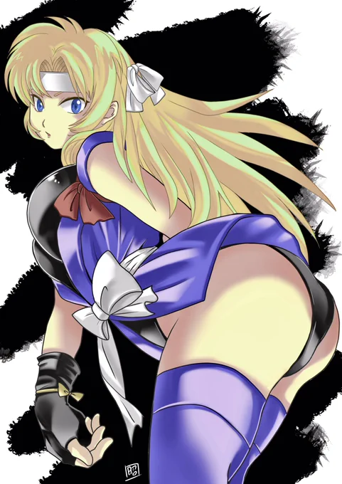 今日 #マーシャルチャンピオン のレイチェルさんの誕生日だって!大変だ、お祝いしなくちゃ!ごめんレイチェルさん、好きなのに誕生日覚えてなくって(この絵は再掲) 