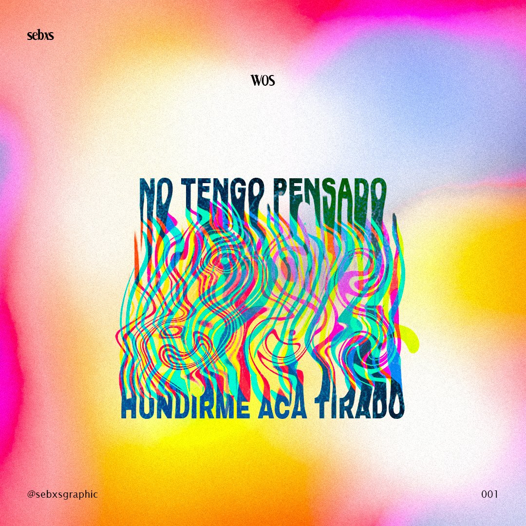 sebxsgraphic's tweet photo. 001
No tengo pensado, hundirme acá tirado ✨
#graphicdesign #typography #typohype #visualgraphics #graphic #graphiste #diseñografico #tipografias #wos #woswos #valentinoliva #arrancarmelo https://t.co/hSizHD4UFA
