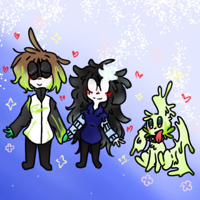 cinnabunxd's tweet image. Forgot to post this here too xD 

Have this redraw me made from the second image :3 
.
.
.
And it’s new fanart for @//__Sincara__ I guess :b 
#drawings #ocs #friendos