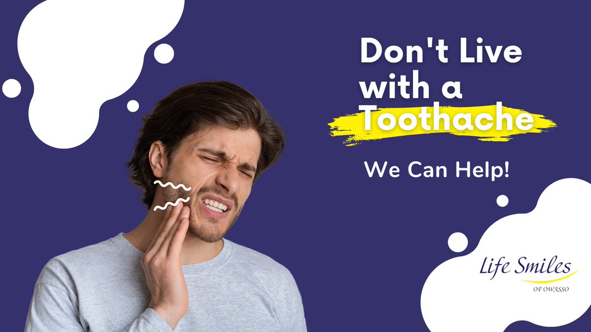henglimdds's tweet image. Today is National Toothache Day

Some common causes of toothaches are: 

🦷 Tooth decay 
🦷 Abscessed tooth 
🦷 Tooth fracture 
🦷 Grinding / clenching teeth 
🦷 Infected gums 

You should never ignore a toothache. We can help.👉 lifesmilesowasso.com/appointments/