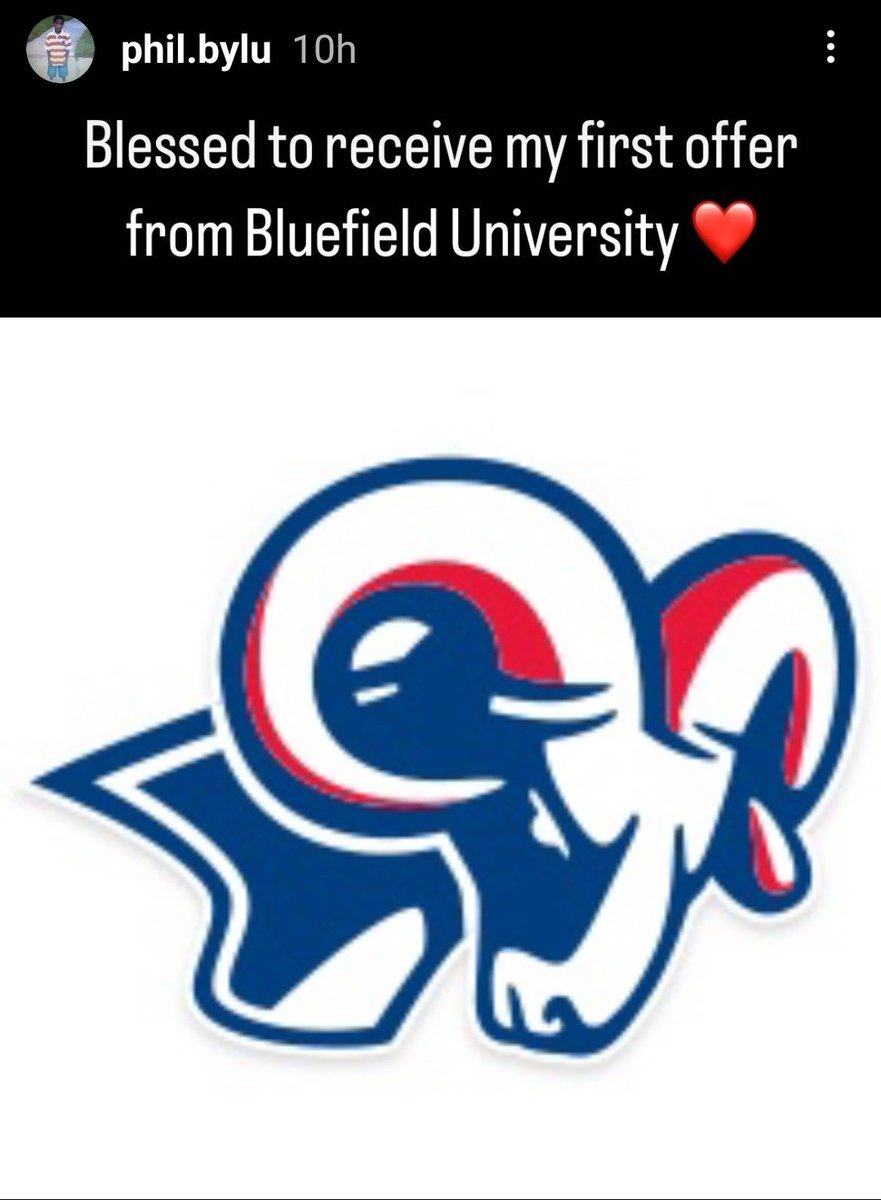 Congratulations to Phil Martin @PhilMartinJr919 on his offer to Bluefield University!!! 💪🏾