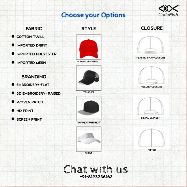 poonams65's tweet image. #CODEFISH #headwear #caps for your #promotional #corporate #uniform requirements. @IsuzuIndia @Stonehill_SIS @cisblearns @LegacySchoolBlr @Stmiras_Org @embassygroup_  
When only the best will do...