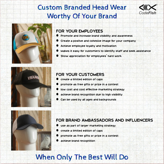 poonams65's tweet image. #CODEFISH #headwear #caps for your #promotional #corporate #uniform requirements. @IsuzuIndia @Stonehill_SIS @cisblearns @LegacySchoolBlr @Stmiras_Org @embassygroup_  
When only the best will do...