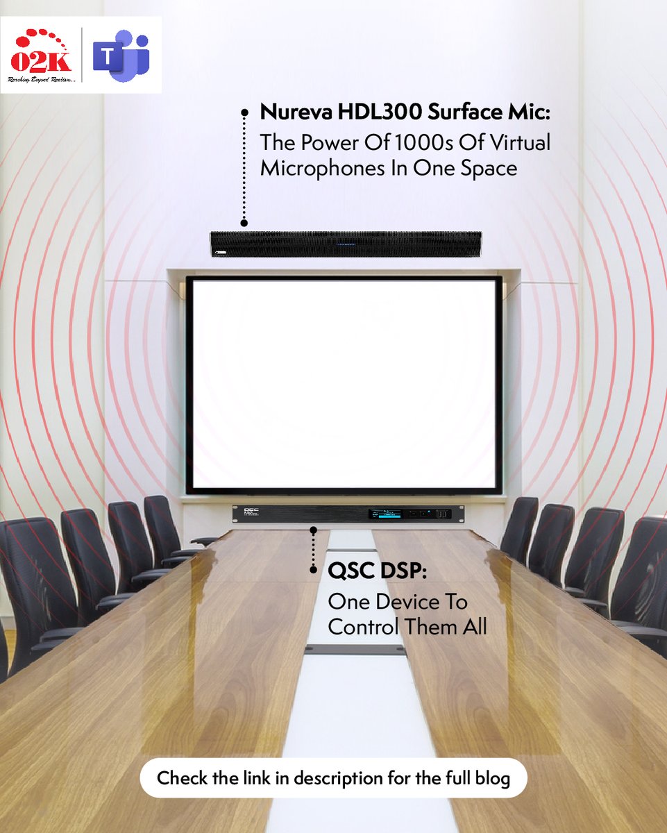 Crisp and clear audio from a well-designed meeting space is essential for optimizing meeting room productivity. 

Learn more about our #MicrosoftTeamsRooms #AudioEssentials by clicking on our link - bit.ly/40cNxMK 

#Office2000 #02K #OfficeExperts
