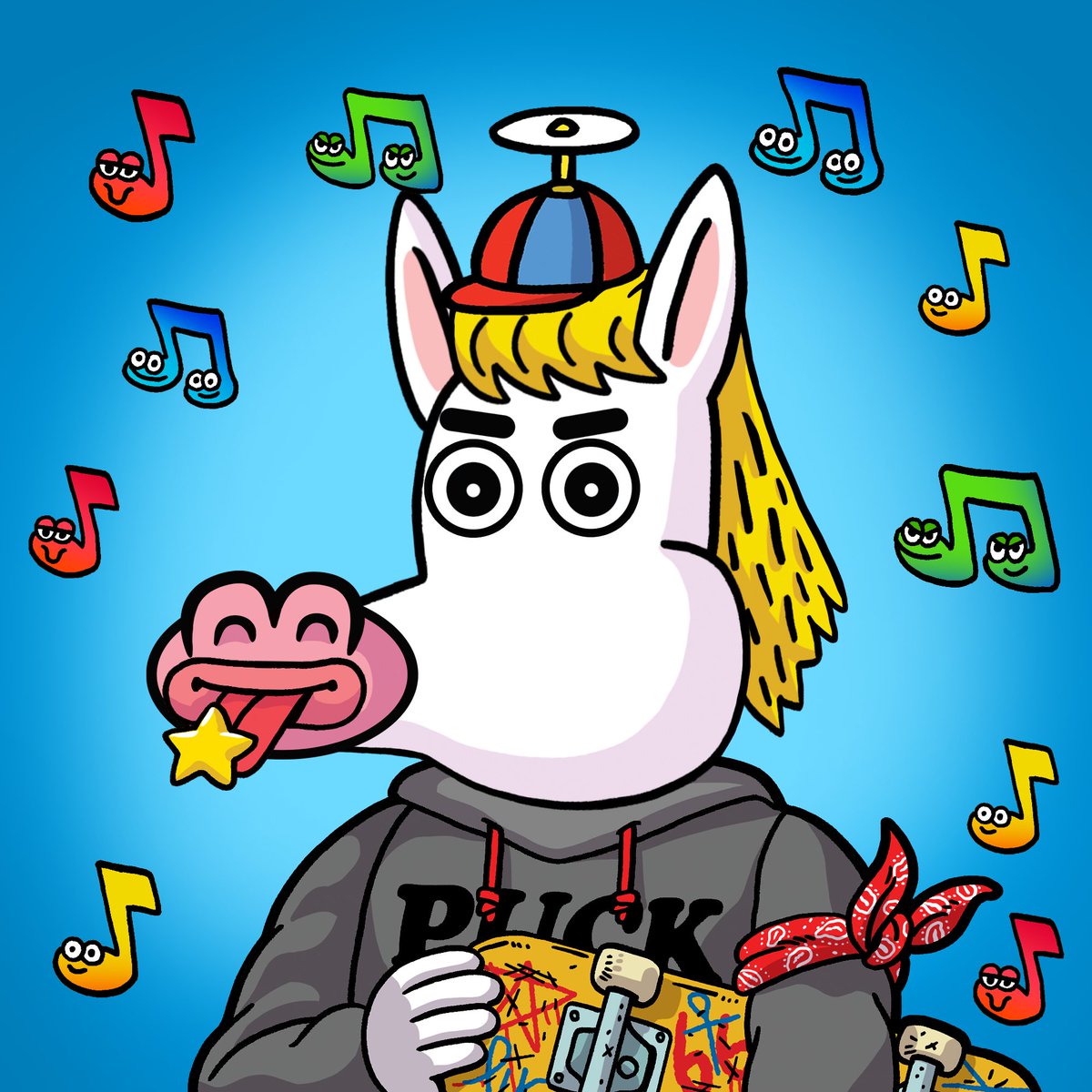 New PFP from @JungleClassNFT!! 
ปีใหม่ เอาใหม่ 
it's a cute rapper horse with a skateboard hahahaha
Really excited to see how the jungle grow. Can’t wait for the Mint! 🚀
#JungleClassNFT #WEARESURVIVORS