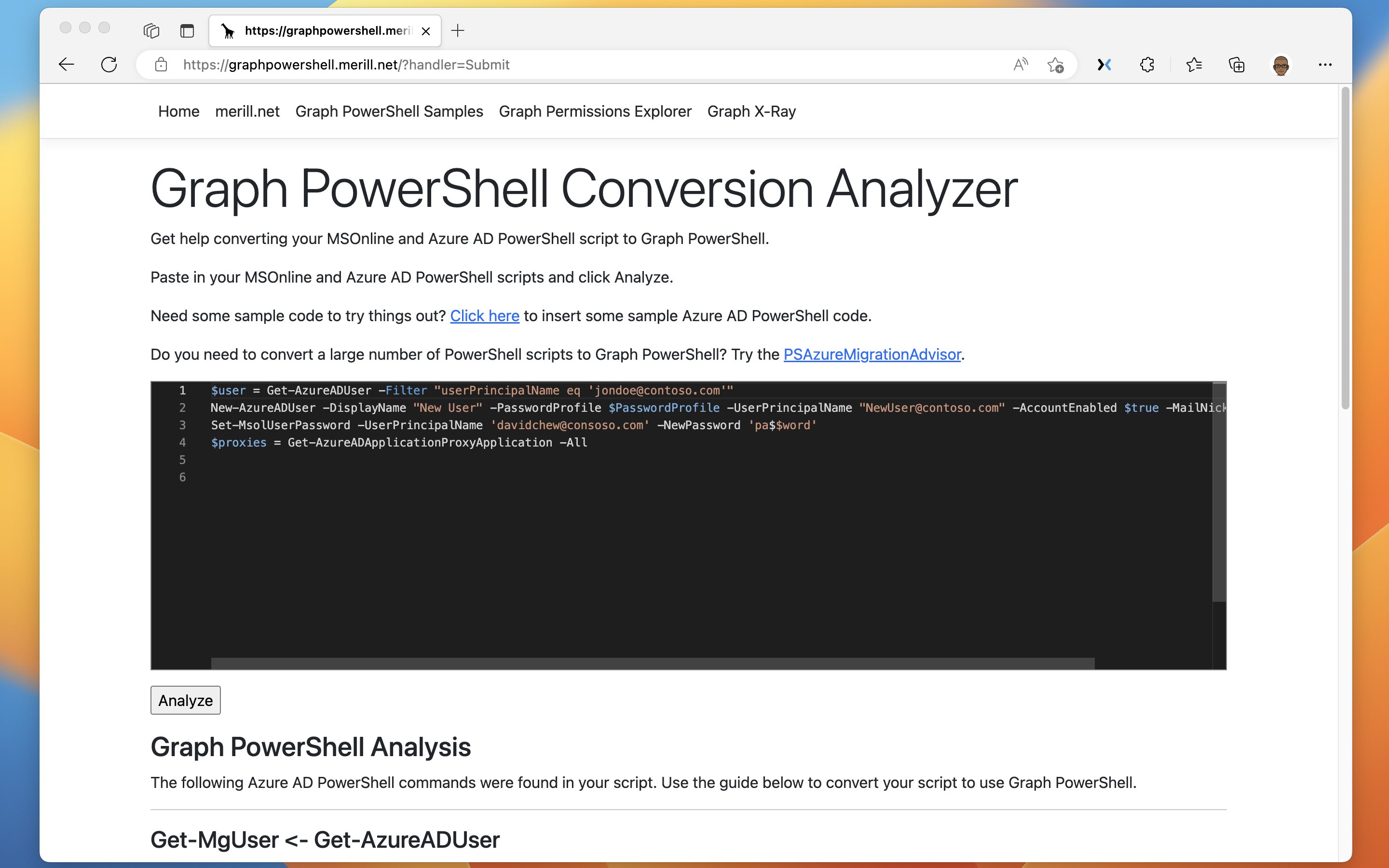 Merill fernando on twitter tip 14 graph permission explorer https