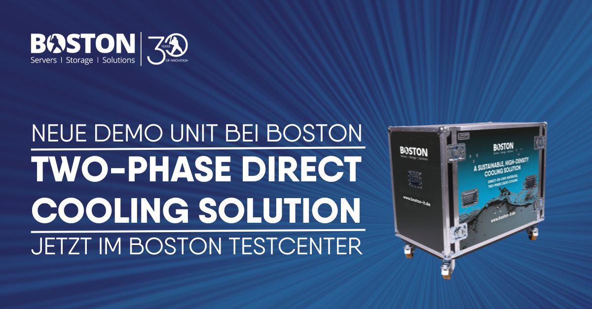 BostonGermany's tweet photo. 🟢Schon gehört? @BostonGermany hat ein neues 𝗗𝗲𝗺𝗼𝘀𝘆𝘀𝘁𝗲𝗺 im lokalen Testcenter: Ein 2-Phasen Direct Liquid Cooling-System von @ZutaCore. Ab sofort REMOTE oder VOR ORT testbar.
▶️ Mehr erfahren: https://t.co/QPhaAaQBuU
#testsystem #Demo #Cooling #systemtests #bostonlab https://t.co/H5tW4CPukw