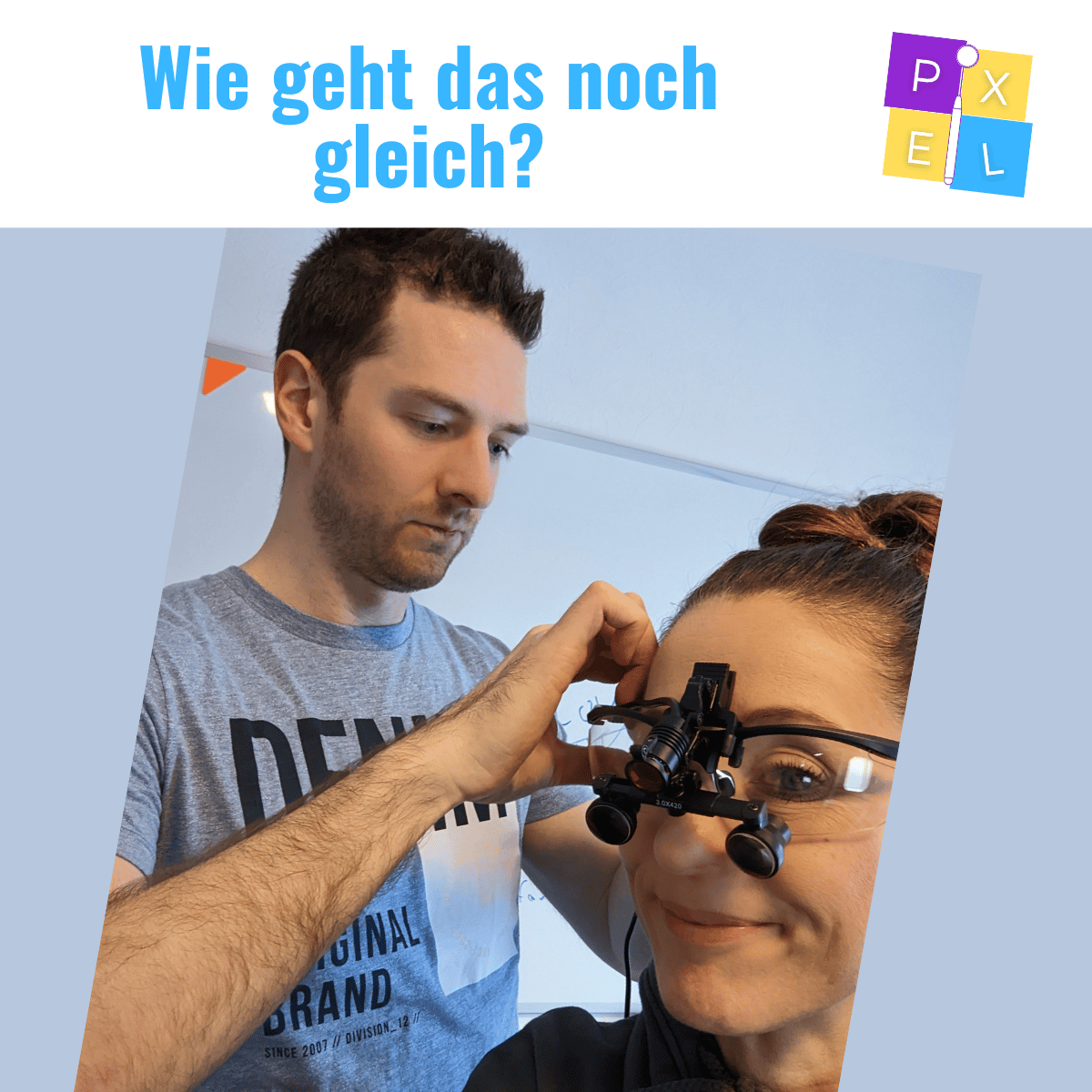 Es gibt Anleitungen, die man auf dem Papier einfach nicht versteht…

Deswegen haben wir kurzerhand ein Erklärvideo für unsere Flip-Up #Lupenbrillen gedreht. Verständlich, oder?

ow.ly/HqIe50MiTXq

#FragDaniel #zahnarztpraxis #zahnmedizin #zmv #zmf #zahnarzt #zahnärztin
