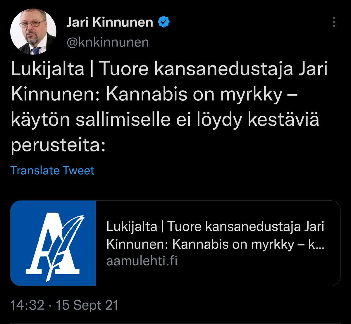 Ai, että mikä tekopyhä.