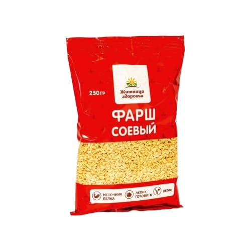 Фарш соевый «Житница Здоровья» 250 гр. zelenschik.ru/catalog/soevoe…