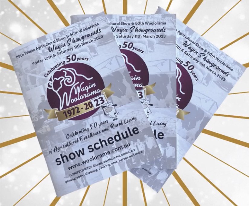merino_wa's tweet photo. WOOLORAMA - Download a schedule today!  Entries for Merinos close 24th February and Wool 7th March…….

https://t.co/iOQDvJSlgt

#merino #woolorama #sheepshow  #woolcompetition #wagin #wool https://t.co/45fsTVumCd