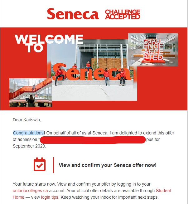 kariswin17's tweet photo. #StartAtSeneca Challenge Accepted https://t.co/nnu1IOfNZn