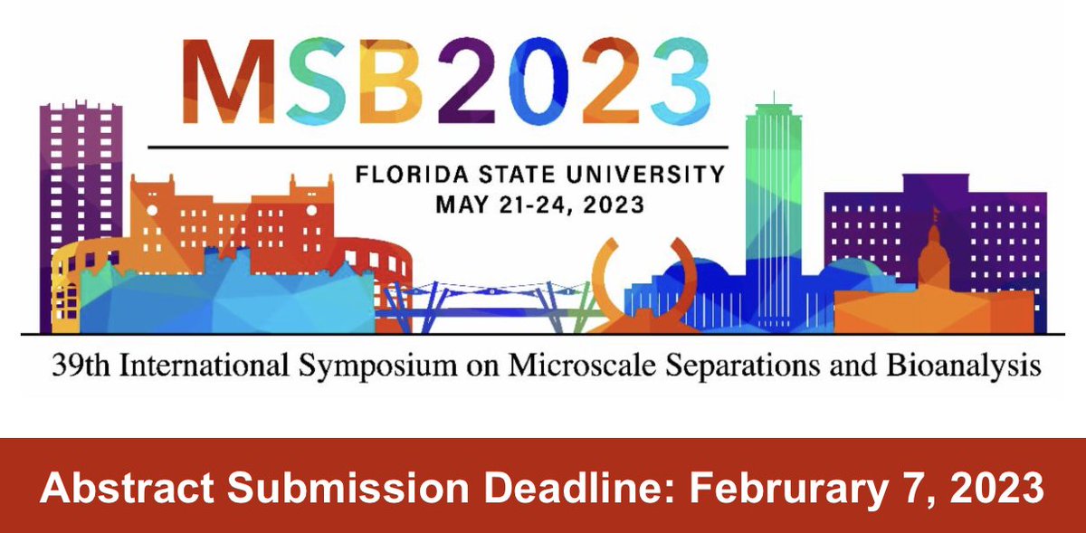 Abstract submissions still open! DEI and trainee awards, exciting short courses, and lots of networking opportunities. See msb-conferences.org for more details!